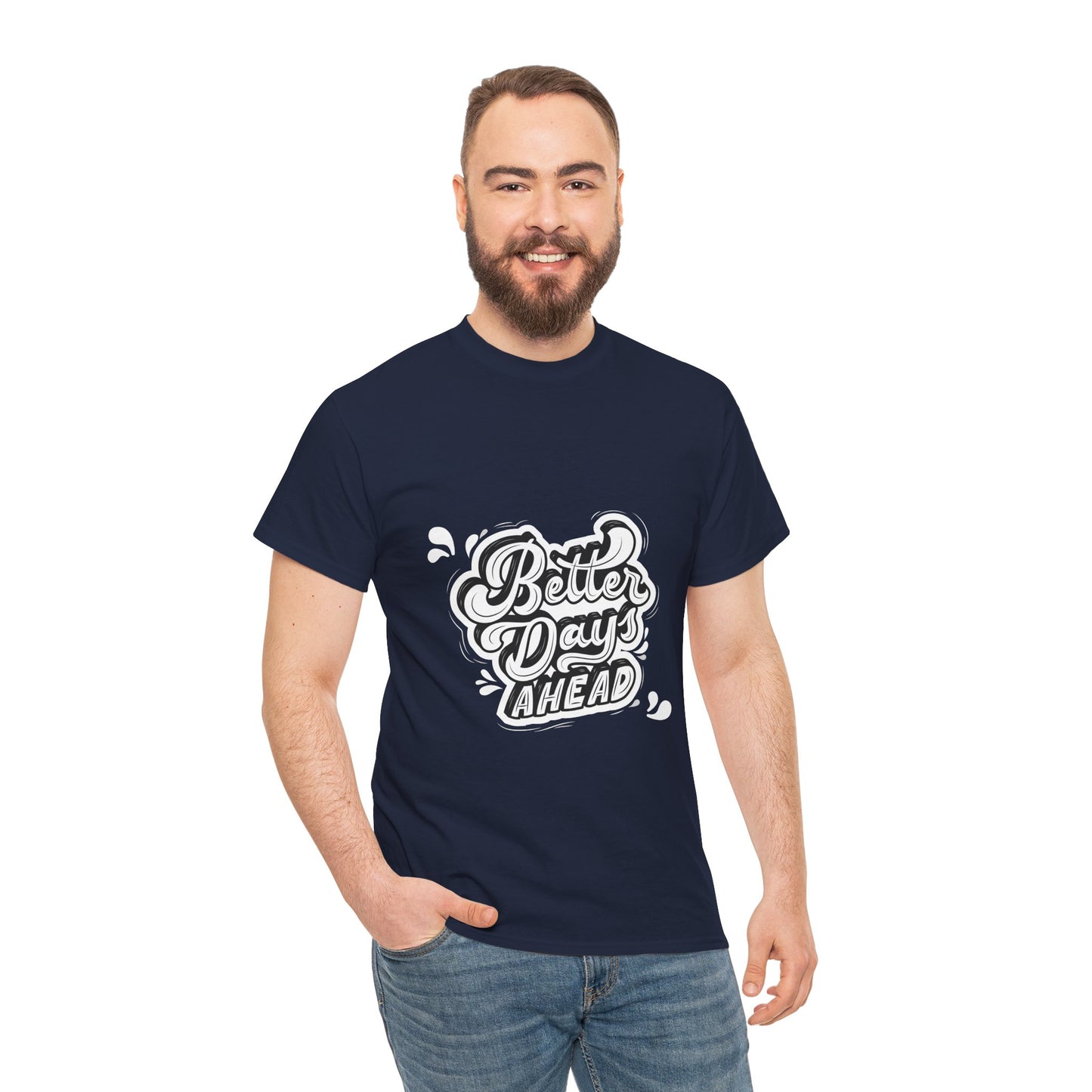 Better Days Ahead | Premium V-Neck T-Shirt for Men & Women