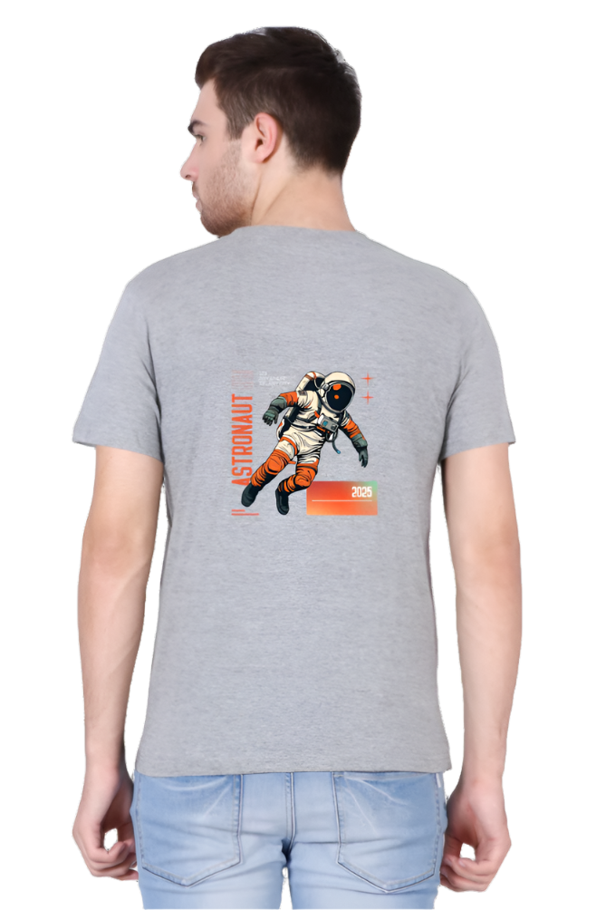 Bold Style, Premium Comfort – Savage Tiger & Astronaut Men's Neck T-Shirt