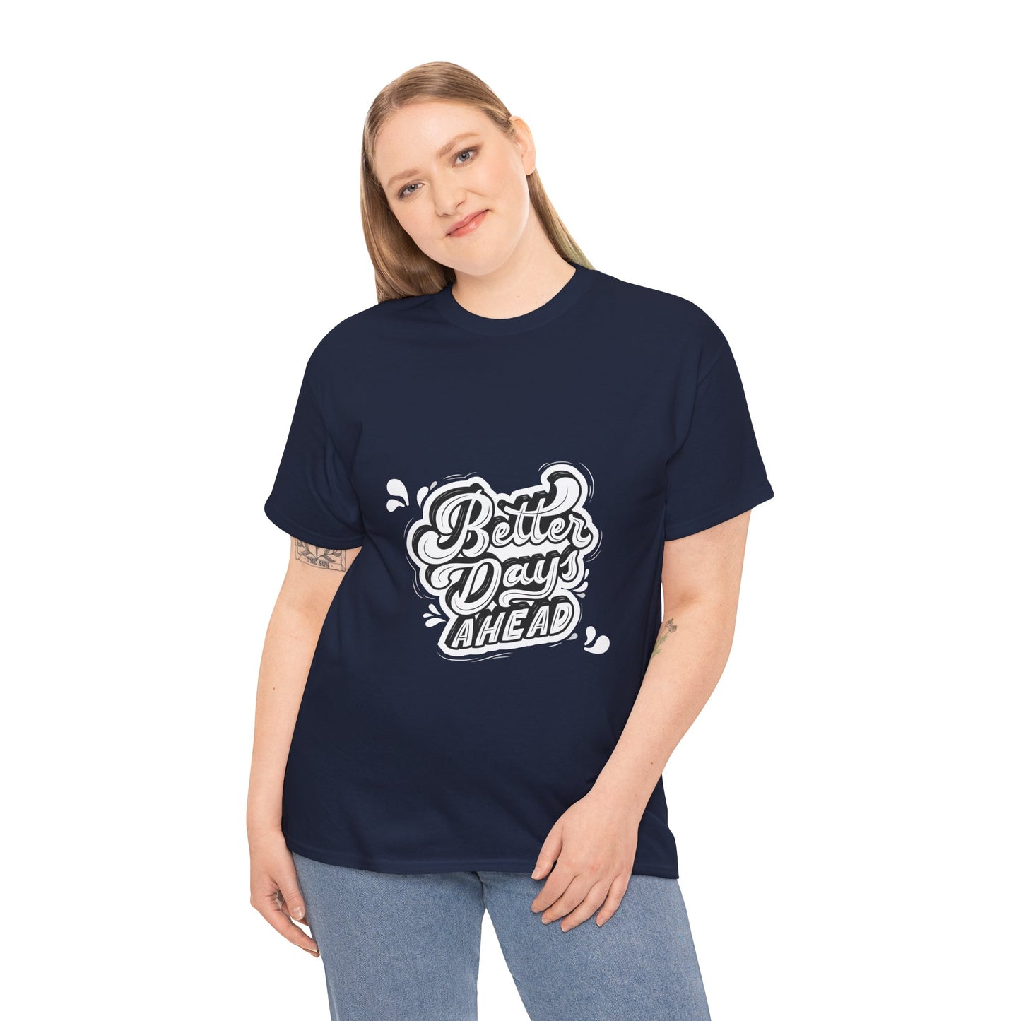 Better Days Ahead | Premium V-Neck T-Shirt for Men & Women